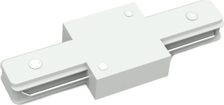 Коннектор GAUSS TR106 для трековых шинопроводов прямой (i) белый