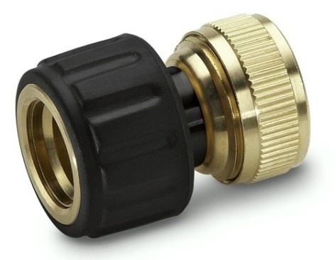 Коннектор KARCHER 2.645-017.0 латунный с аквастопом 1/2'' Коннектор KARCHER 2.645-017.0 латунный с аквастопом 1/2''