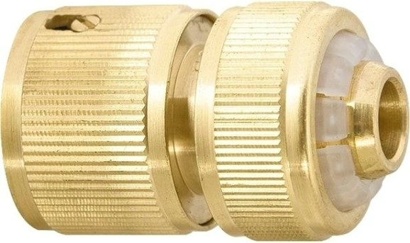 Коннектор PALISAD 1/2" с автостопом, латунный 66240 [66240]