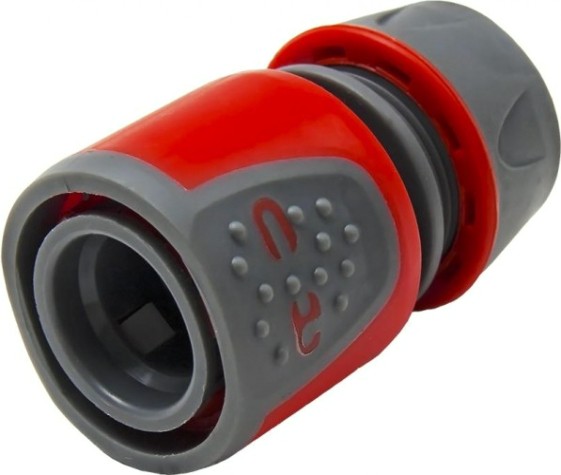 Коннектор QUATTRO ELEMENTI для шланга 1/2", мягкий пластик, аквастоп, блокиратор [241-246]