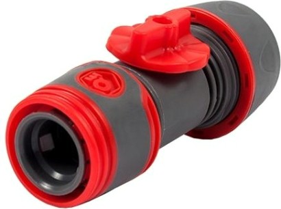 Коннектор QUATTRO ELEMENTI для шланга 3/4", мягкий пластик, с регулировкой [646-126]