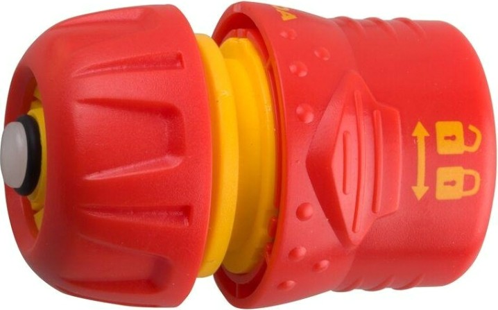 Коннектор стандартный с аквастопом GRINDA 3/4" с запирающим механизмом 8-426332 [8-426332]