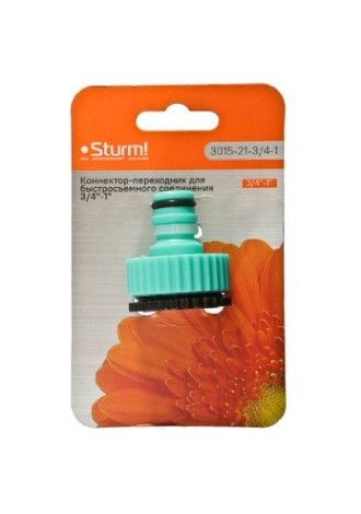 Коннектор Sturm 3015-21-3/4-1 для быстросъемного соединения 3/4"-1" Коннектор Sturm 3015-21-3/4-1 для быстросъемного соединения 3/4"-1"