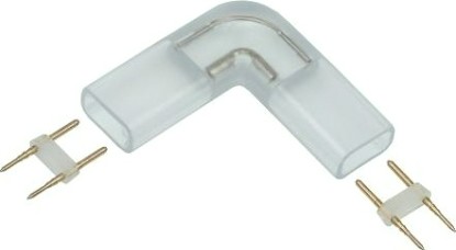 Коннектор угловой IEK 12мм MONO разъем-разъем (5 шт) [LSCON12-MONO-220-05]