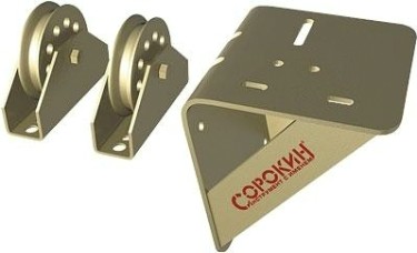 Консоль СОРОКИН 4.50 настенная 500 кг с подвесными блоками для лебедок