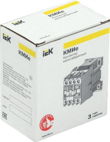 Контактор IEK КМИе-10910 9А 230В/АС3 1НО [KKME11-009-230-10]
