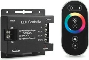 Контроллер GAUSS 201 113 288 для rgb 288w 24а с сенсорным пультом управления цв [201113288]