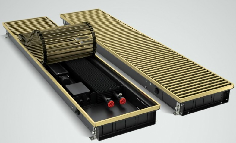 Конвектор внутрипольный ROYAL THERMO ATRIUM TURBO-80/250/2200-DG-U-AU-24 без блока упр. [НС-1588628]