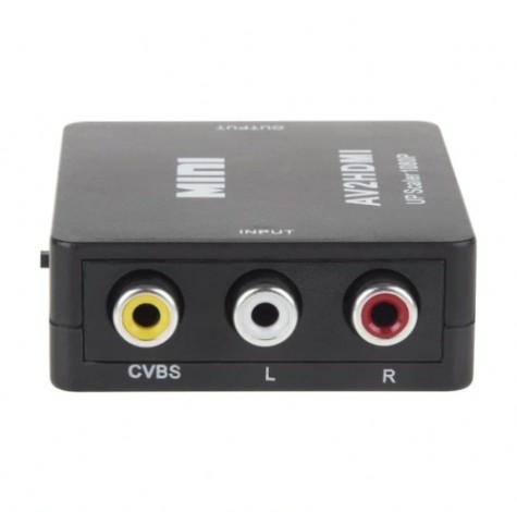 Конвертер REXANT 17-6939 3 RCA на HDMI, пластик, черный