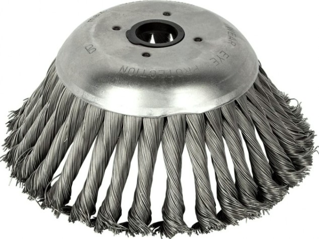 Кордщетка DDE металлическая для триммера 150*20/25,4 мм [793-237]