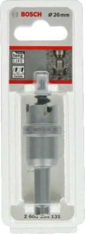 Коронка биметаллическая BOSCH Precision for Sheet Metal твердосплав 20 мм с напайками [2608594131]