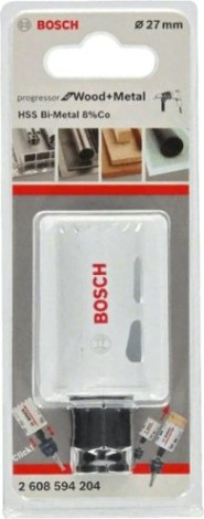 Коронка биметаллическая BOSCH PROGRESSOR 27 мм bim mm, new [2608594204]