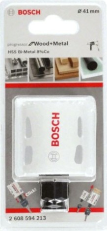 Коронка биметаллическая BOSCH PROGRESSOR 41 мм bim mm, new [2608594213]