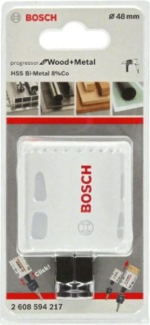 Коронка биметаллическая BOSCH PROGRESSOR 48 мм bim mm, new [2608594217]