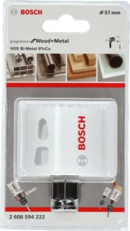 Коронка биметаллическая BOSCH PROGRESSOR 57 мм bim mm, new [2608594222]