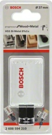 Коронка биметаллическая BOSCH PROGRESSOR for Wood&Metal 37 мм [2608594210]