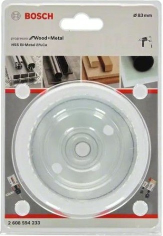 Коронка биметаллическая BOSCH PROGRESSOR for Wood&Metal 83 мм [2608594233]