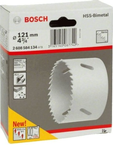 Коронка биметаллическая BOSCH STANDARD 121 ММ [2608584134]