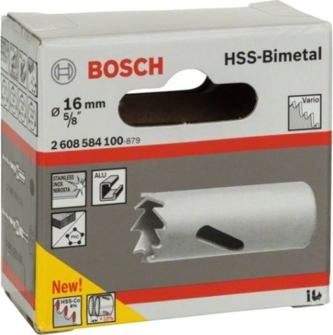 Коронка биметаллическая BOSCH STANDARD 16 ММ [2608584100]