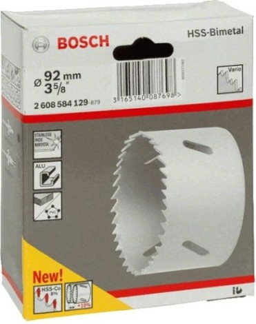 Коронка биметаллическая BOSCH STANDARD 92 ММ [2608584129]