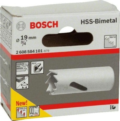 Коронка биметаллическая BOSCH STANDARD CO8% 19 ММ [2608584101]