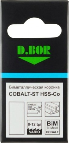 Коронка биметаллическая D.BOR COBALT-ST 35 мм (m42) мелкий зуб [D-HS-BIM-ST-38-035]