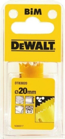 Коронка биметаллическая DeWALT COBALT 20 мм DT8120L-QZ [DT83020-QZ]