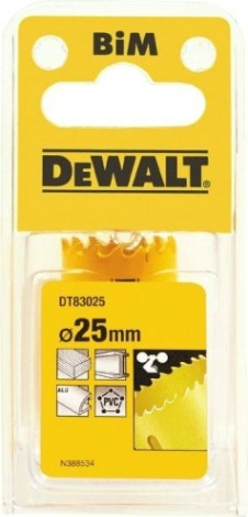 Коронка биметаллическая DeWALT COBALT 25 мм DT83025-QZ [DT83025-QZ]