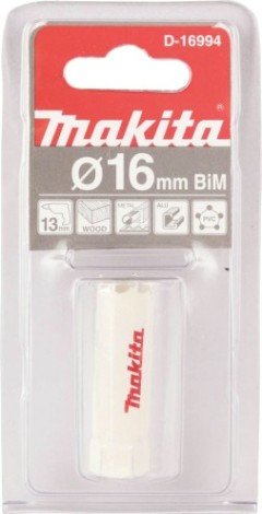 Коронка биметаллическая MAKITA D-16994 16мм Коронка биметаллическая MAKITA D-16994 16мм