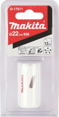Коронка биметаллическая MAKITA D-17011 22мм Коронка биметаллическая MAKITA D-17011 22мм