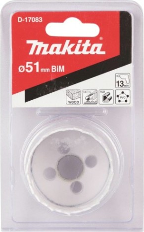 Коронка биметаллическая MAKITA D-17083 51мм Коронка биметаллическая MAKITA D-17083 51мм