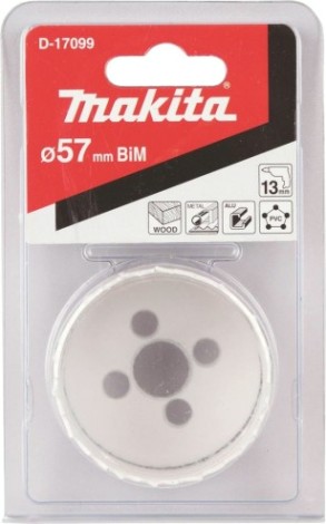 Коронка биметаллическая MAKITA D-17099 57мм Коронка биметаллическая MAKITA D-17099 57мм