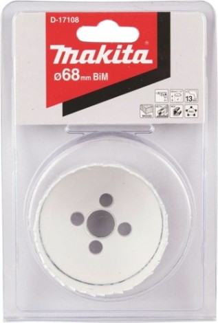 Коронка биметаллическая MAKITA D-17108 68мм
