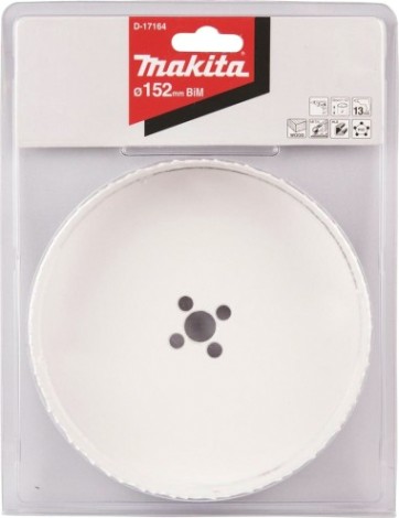 Коронка биметаллическая MAKITA D-17164 152мм