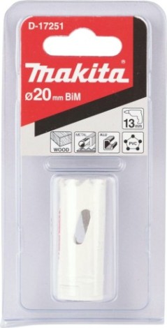 Коронка биметаллическая MAKITA D-17251 20мм