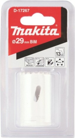 Коронка биметаллическая MAKITA D-17267 29мм Коронка биметаллическая MAKITA D-17267 29мм
