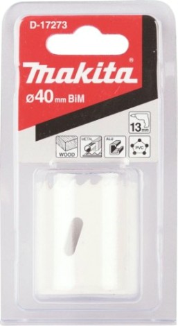 Коронка биметаллическая MAKITA D-17273 40мм