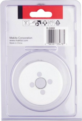Коронка биметаллическая MAKITA D-24882 65мм Коронка биметаллическая MAKITA D-24882 65мм