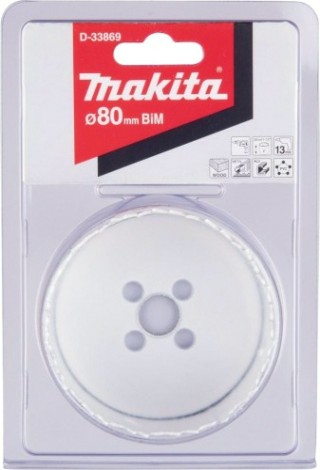 Коронка биметаллическая MAKITA D-33869 80 мм Коронка биметаллическая MAKITA D-33869 80 мм