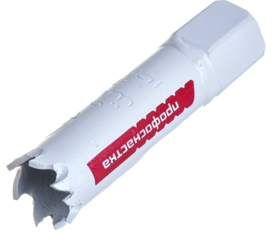 Коронка биметаллическая Профоснастка №001 крупн. зуб D=14/38 мм HSSE M42 1/80 [80101001]