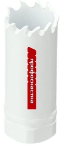 Коронка биметаллическая Профоснастка №308 мелк. зуб D=21/38 мм HSSE M42 1/80 [80102008]