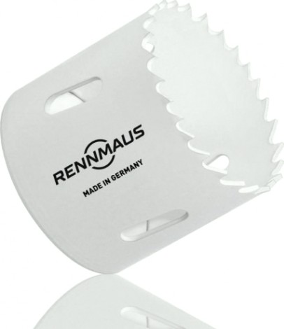 Коронка биметаллическая RENNMAUS 46 мм крупный зуб RMG046 по дереву и металлу bi-metall hss [4046760001]