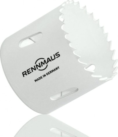 Коронка биметаллическая RENNMAUS 95 мм крупный зуб RMG095 по дереву и металлу bi-metall hss [4095760001]