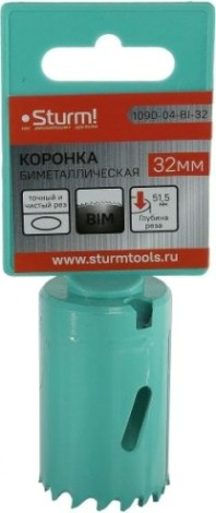 Коронка биметаллическая Sturm 1090-04-BI-32