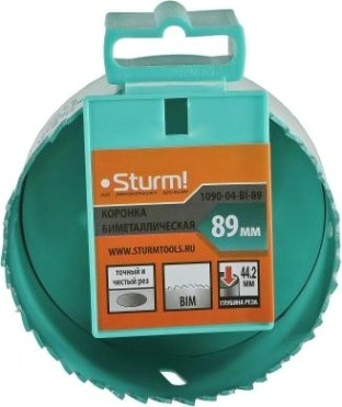 Коронка биметаллическая Sturm 1090-04-BI-89