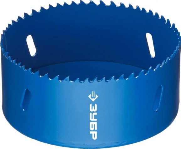 Коронка биметаллическая ЗУБР ЭКСПЕРТ 102 мм, быстрорежущая сталь [29531-102_z01]