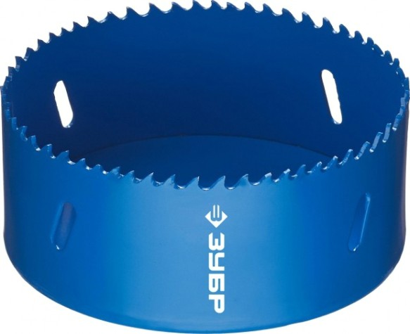 Коронка биметаллическая ЗУБР ЭКСПЕРТ 105 мм, быстрорежущая сталь [29531-105_z01]