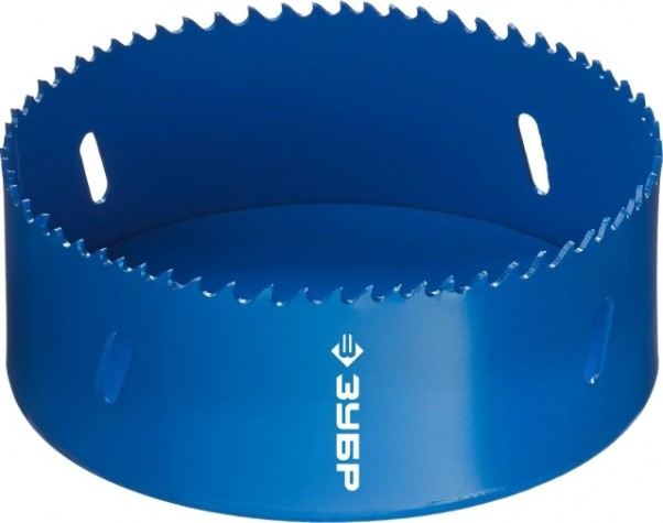 Коронка биметаллическая ЗУБР ЭКСПЕРТ 114 мм, быстрорежущая сталь [29531-114_z01]