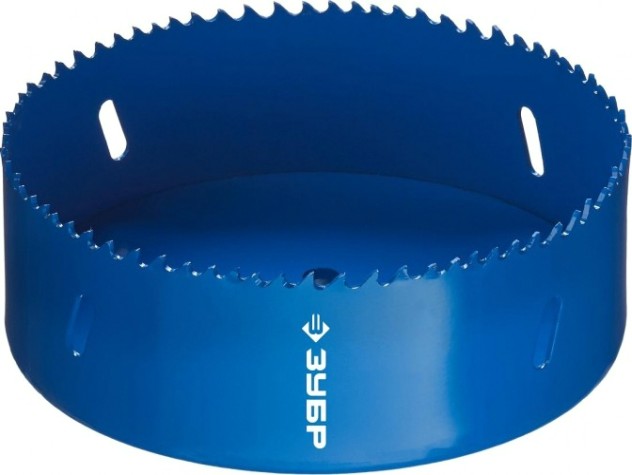 Коронка биметаллическая ЗУБР ЭКСПЕРТ 127 мм, быстрорежущая сталь [29531-127_z01]