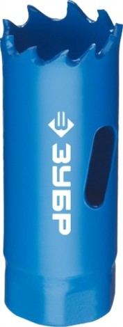 Коронка биметаллическая ЗУБР ЭКСПЕРТ 19 мм, быстрорежущая сталь [29531-019_z01]